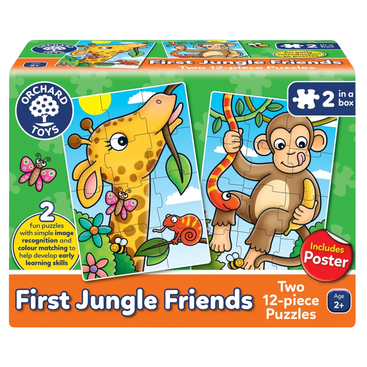 First Jungle Friends Jigsaw Puzzles Orchard Toys