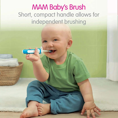 MAM Learn to Brush Set, Baby Training Toothbrush Age 5Months +