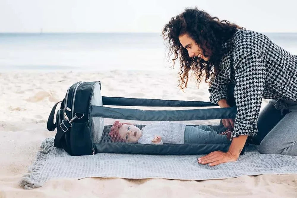 Pod bag Bowling style Chelsea black - Welcome Baby