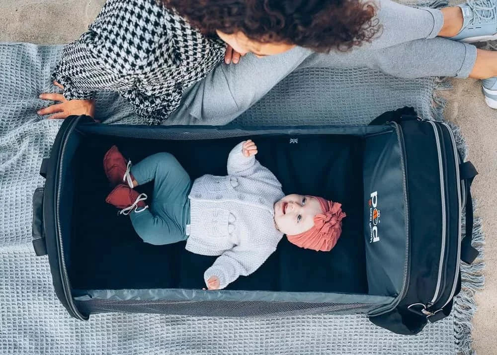 Pod bag Bowling style Chelsea black - Welcome Baby