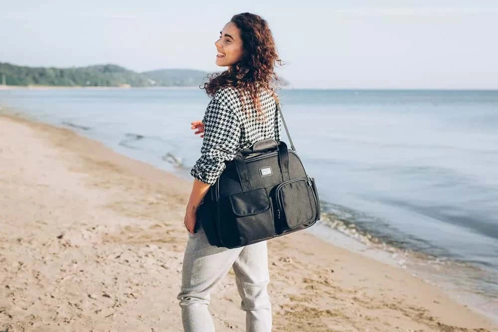 Pod bag Bowling style Chelsea black - Welcome Baby