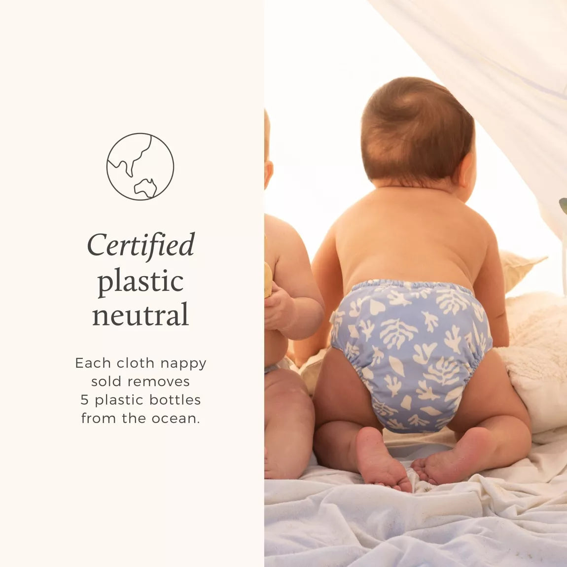 EcoNaps  Seaweed 2.0 Modern Cloth Nappy Econaps