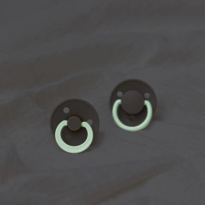 BIBS Colour GLOW Latex Pacifier Size 1 - Vanilla  Single pc