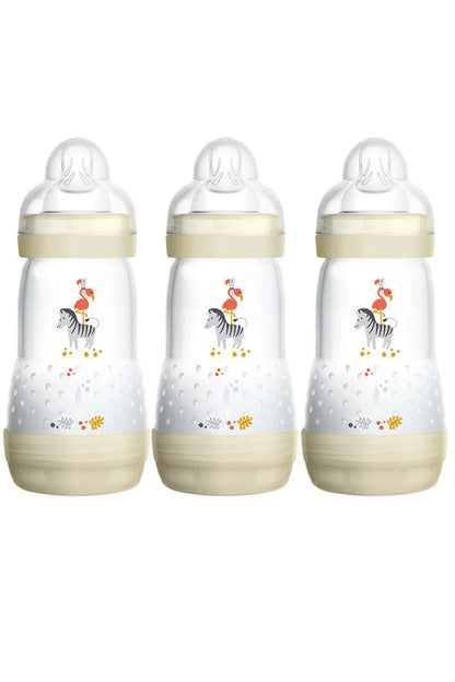 MAM Easy Start Anti-Colic Bottle 260ml 3Pk  IVORY 2 Months +