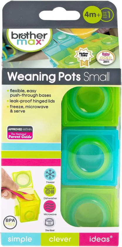 Brother Max 1st Stage Weaning Pots (6 x 40 ml)