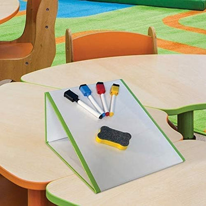 Magic Whiteboard Easel for Kids - A4 Foldable Kids Easel Double Sided Magic White Board