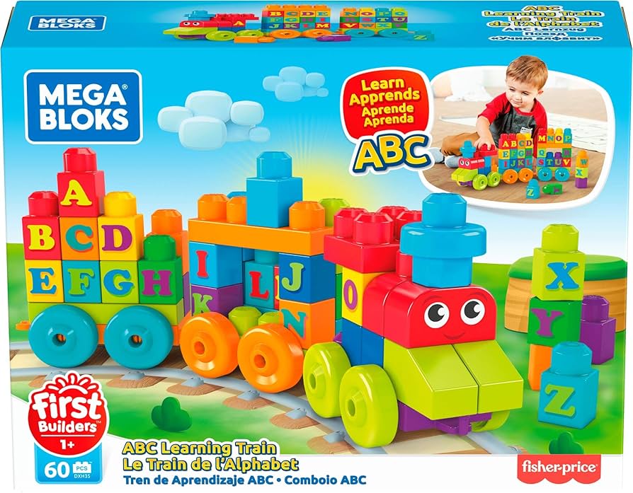 Mega Bloks Building Basics Abc Learning Train