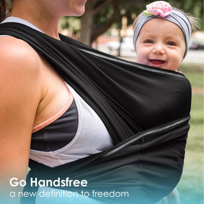 Baby K’Tan Active. (BLACK ) Medium. Baby K'tan