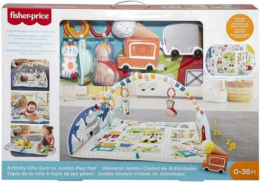 Fisher-Price Activity City Gym to Jumbo Play Mat Fisher Price