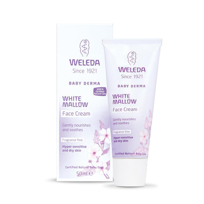 Weleda Baby White Mallow Face Cream.  50ml Weleda