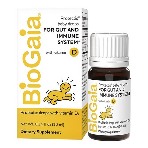 BioGaia, Protectis Baby, Probiotic Drops with Vitamin D3, 0.34 fl oz (10 ml) Biogaia