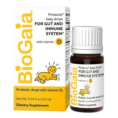 BioGaia, Protectis Baby, Probiotic Drops with Vitamin D3, 0.34 fl oz (10 ml) Biogaia