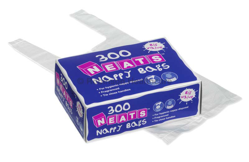 Neats Nappy Bags 300 pcs. Big Value Box of 1 Neats