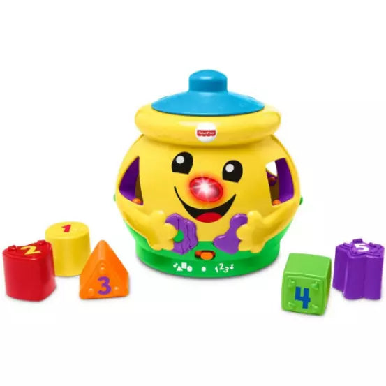 Fisher-Price Laugh & Learn Cookie Shape Sorter Toy with Numbers, shapes & Sounds Fisher Price