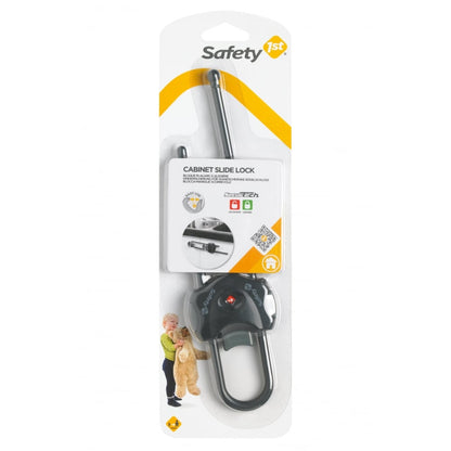 Safety 1St Cabinet Slide Lock Black