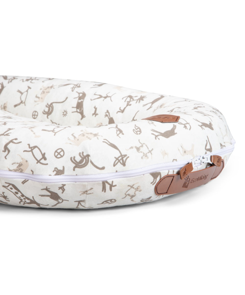 Babynest Viking Cave Jungle print EcoViking