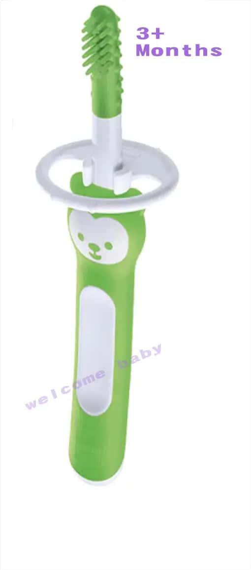 Baby Oral care training  Baby's first toothbrush, Dental Care. 3+ Months Mam