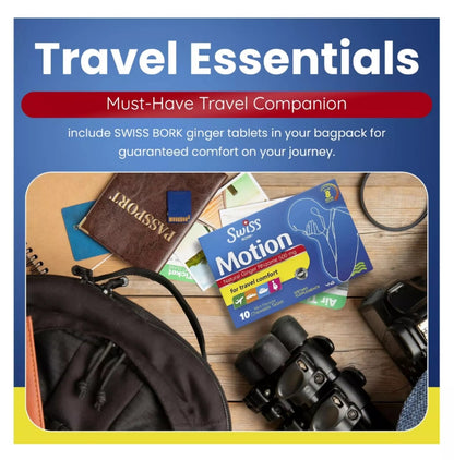 Swiss BORK Motion TabletsSWISS BORK Travel Sickness Tablets (500mg) — UPGRADED Swiss Bork