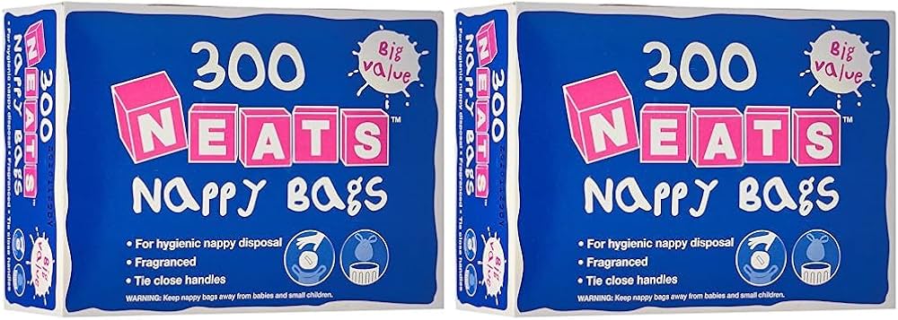 Neats Nappy Bags 300 pcs. Big Value Box of 1 Neats