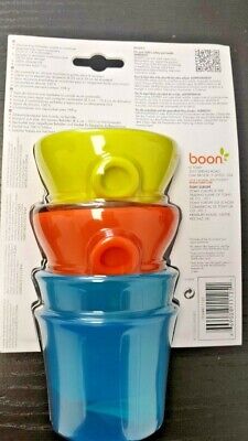 Boon Snug Snack Stretchy Silicone Lids And Containers Spill Proof For Babies