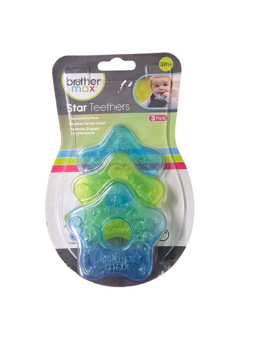 Brother Max Star Teethers Pack of 3 Brother Max