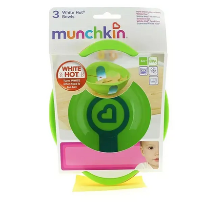 Munchkin White Hot Bowls Thermosensibles x 3Pk
