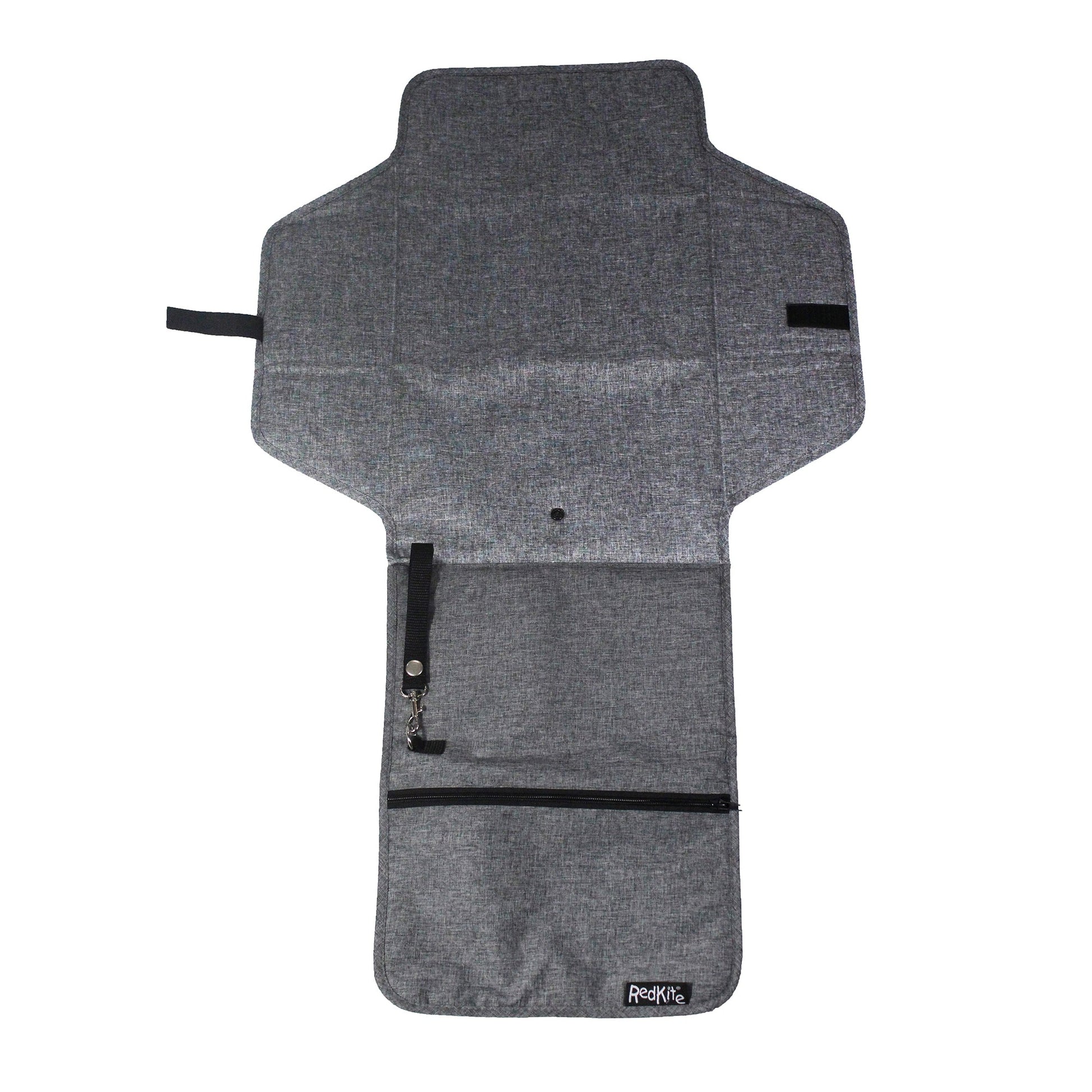 Red Kite Travel On-The-Go Changing Mat Grey Weave Red Kite