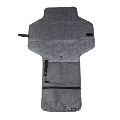 Red Kite Travel On-The-Go Changing Mat Grey Weave Red Kite