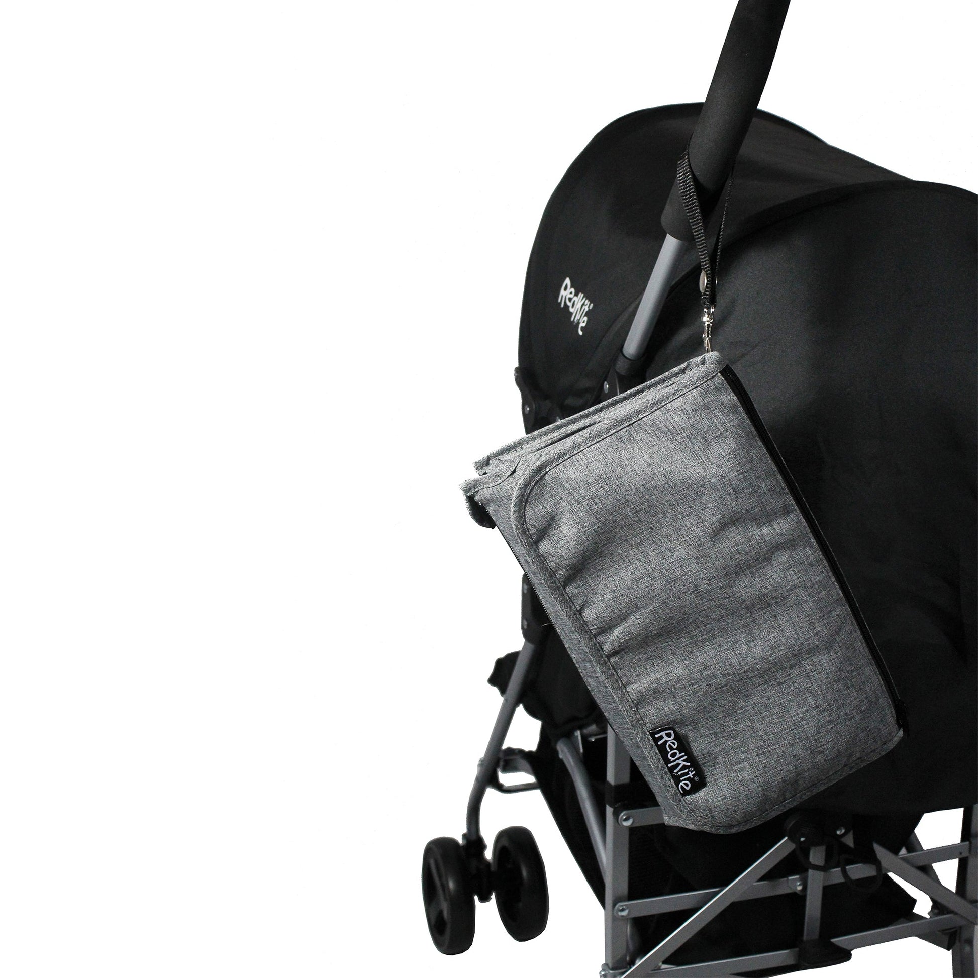 Red Kite Travel On-The-Go Changing Mat Grey Weave Red Kite