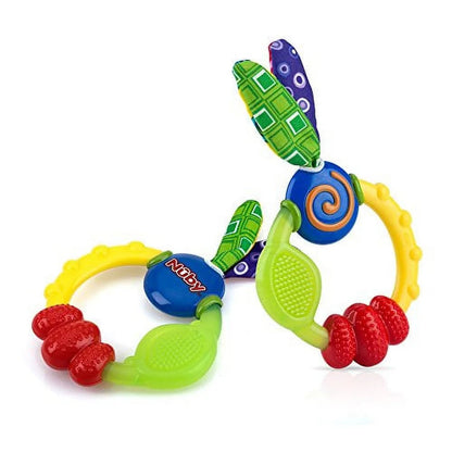 Shop Nuby Wacky Teether Ring - Soft Silicone Teething Toy