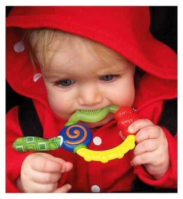 Shop Nuby Wacky Teether Ring - Soft Silicone Teething Toy
