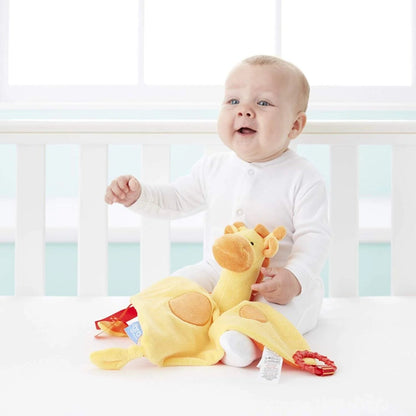 The Tommee Tippee Giraffe Baby Soft Comforter Toy.