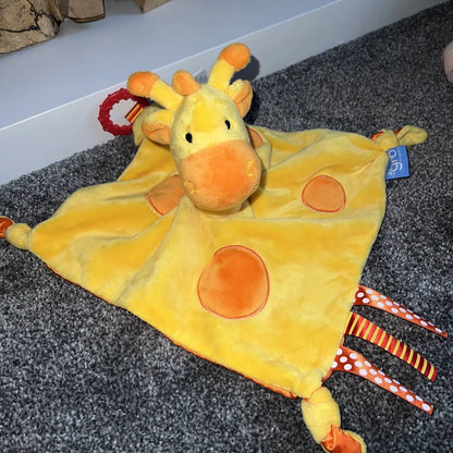 The Tommee Tippee Giraffe Baby Soft Comforter Toy.