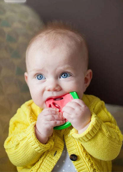 Dr Brown's Soothing Teether, Watermelon- Freezer Safe. New