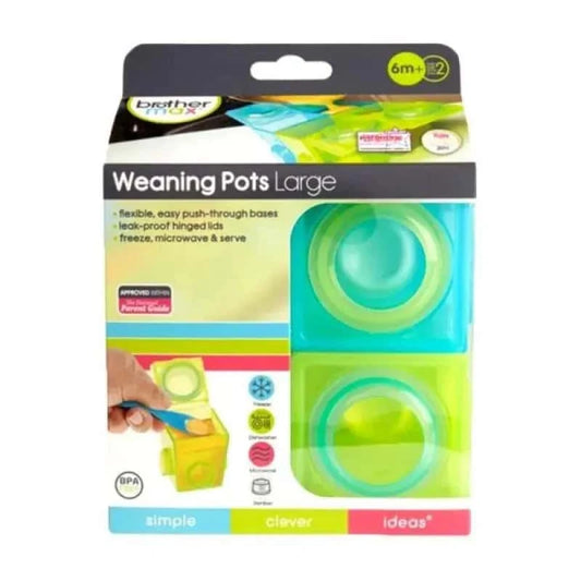 Brother Max Weaning pots - Large