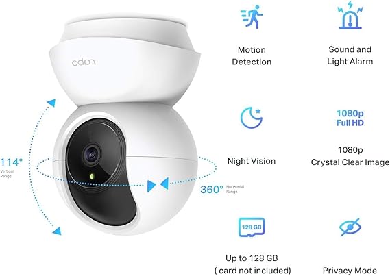 Tapo C200 1080p Pan/Tilt Indoor Camera Welcome Baby