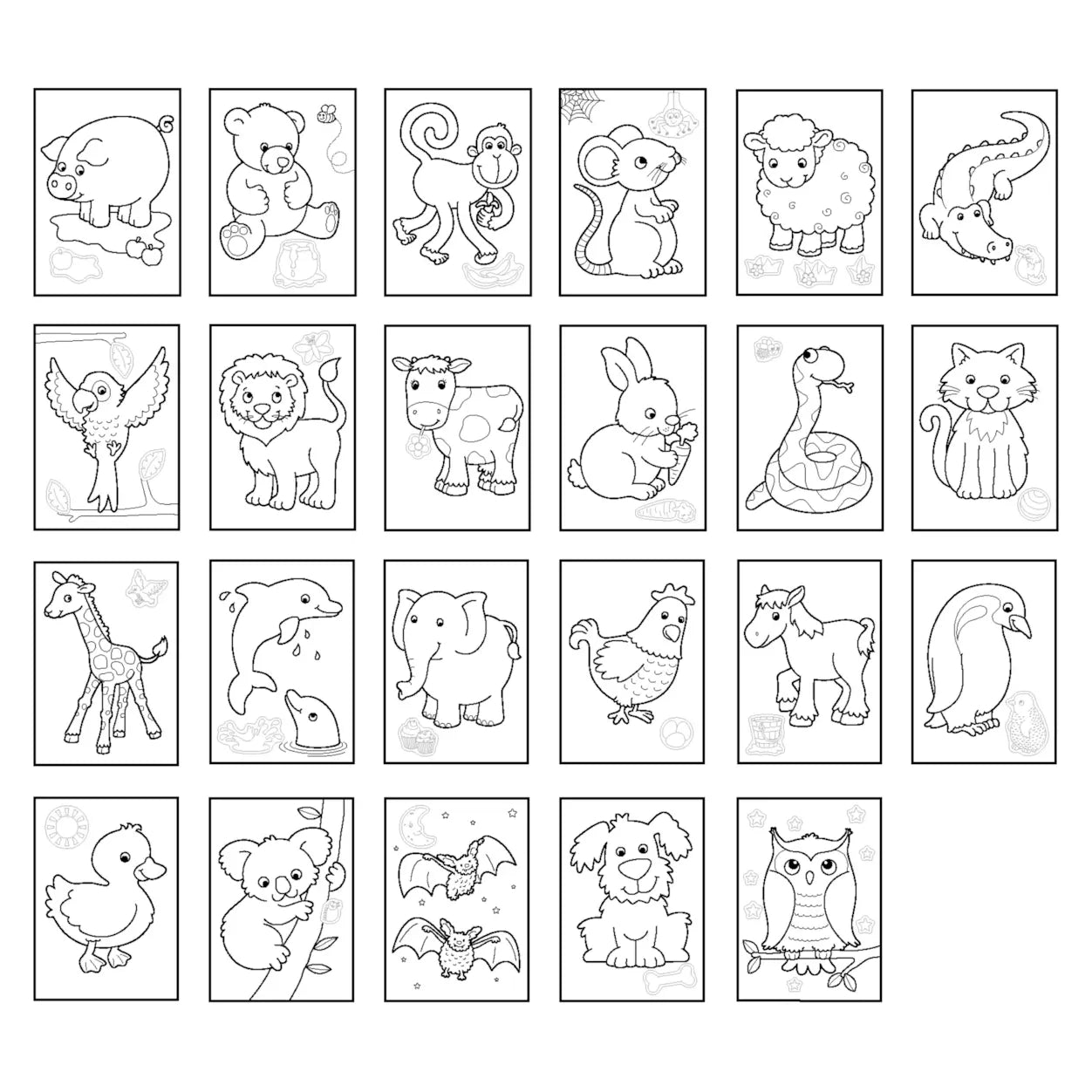 Orchard Toys Animals Colouring Book Orchard Toys