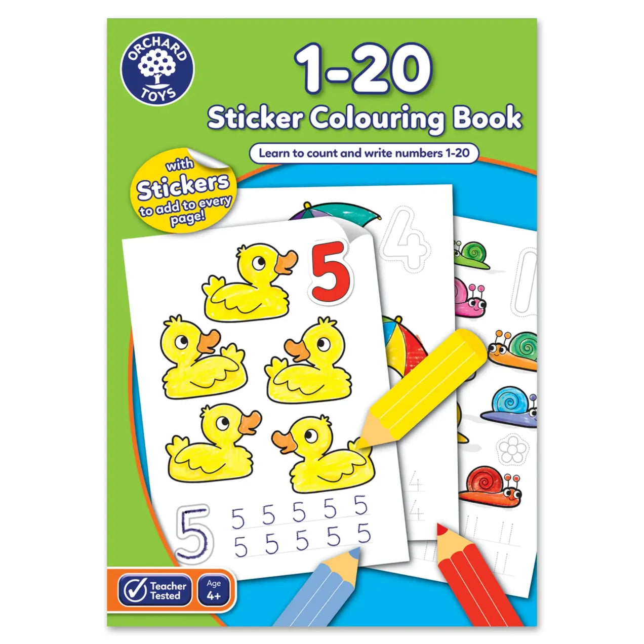 Orchard Toys 1-20 Colouring Book Orchard Toys