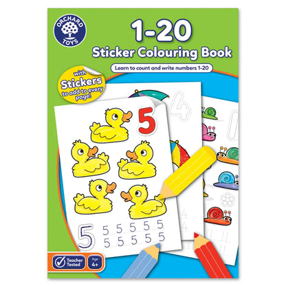 Orchard Toys 1-20 Colouring Book Orchard Toys