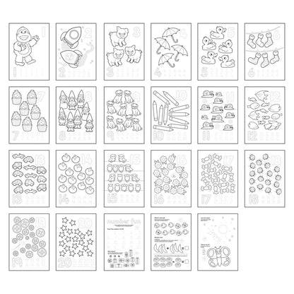 Orchard Toys 1-20 Colouring Book Orchard Toys