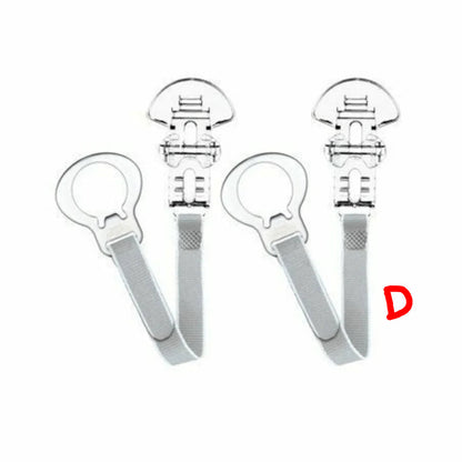 MAM Soother Clips, Pack of 2 assorted colours