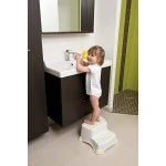 SAFETY 1st Double Step Stool - White-Green