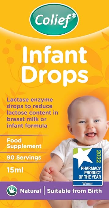 Colief Infant Drops | Lactase Enzyme Drops Reduces Bloating, Wind and Crying | (15ml) Welcome Baby