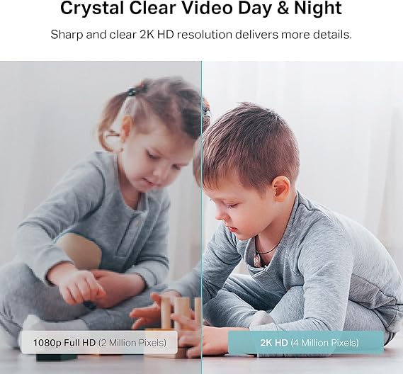 Kasa Smart 2K Security Camera for Baby monitor Welcome Baby