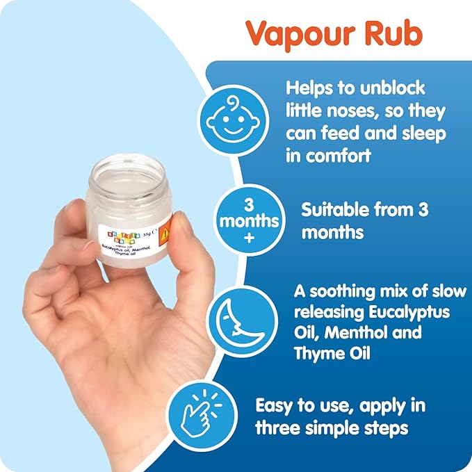 Snufflebabe Vapour Rub (35g) Welcome Baby