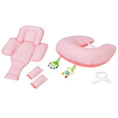 ClevaCushion™ Nursing Pillow & Baby Set Coral