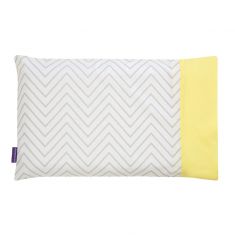 ClevaFoam® Pram /Moses Basket Pillow case - Grey /Yellow