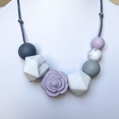 Grace Teething Necklace - Lilac