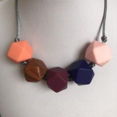 Charlotte Teething Necklace - Autumn