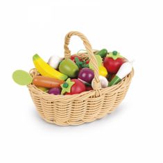 Janod: Fruits And Vegetables Basket 24Pc